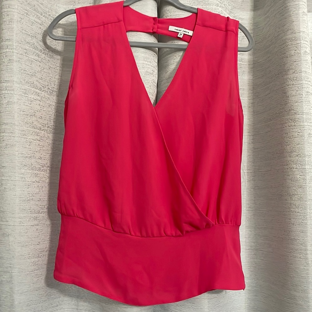 Hot Pink Dress blouse